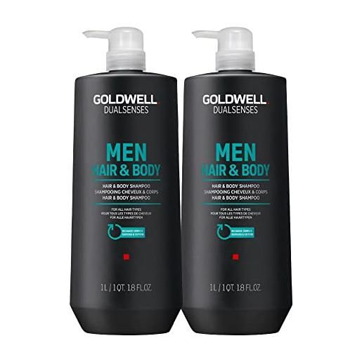 Goldwell dualsenses men hair & body shampoo 1000ml x2