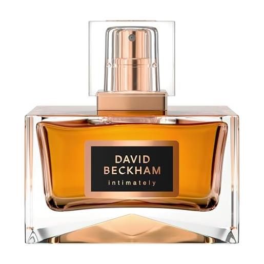 David Beckham intimately eau de toilette per lui - profumo maschile, profumo fresco e sensuale - 75 ml