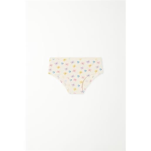 Tezenis culotte basic bimba in cotone stampato bambina naturale