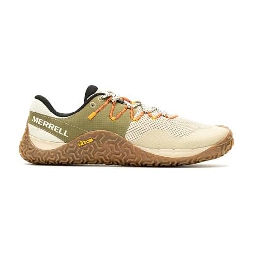 Merrell trail glove 7, scarpe da ginnastica uomo, oyster coyote, 43 eu