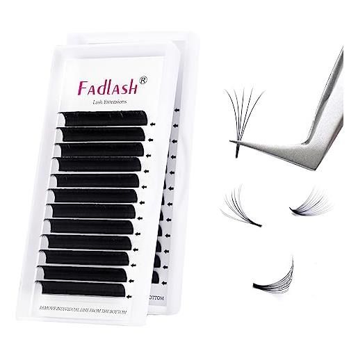 FADLASH extension ciglia volume 0.03 spessore c curl 11mm*12 2d 3d 5d 10d-20d estensioni ciglia FADLASH easy fan lashes extension