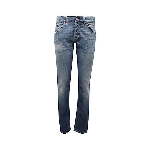 DONDUP 8769aq jeans uomo sammy slim fit man distressed trousers-30