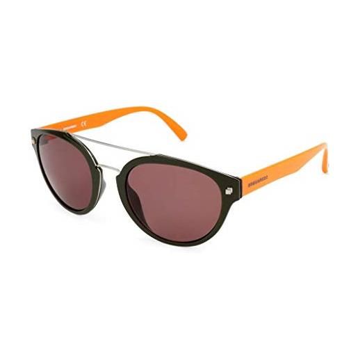 Dsquared2 d squared sonnenbrille dq0255 96j-52-21-145 occhiali da sole, nero (schwarz), 52.0 unisex-adulto