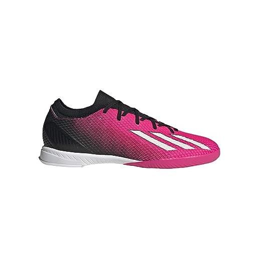 Adidas unisex - adulto x speedportal. 3 indoor boots, shock pink/zero metalic/core black, 40 eu