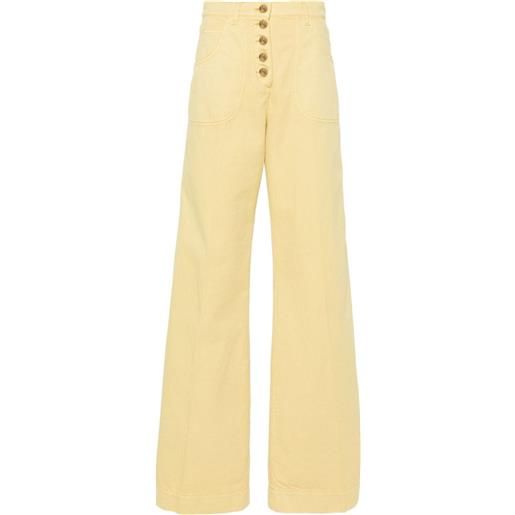 ETRO jeans svasati - giallo