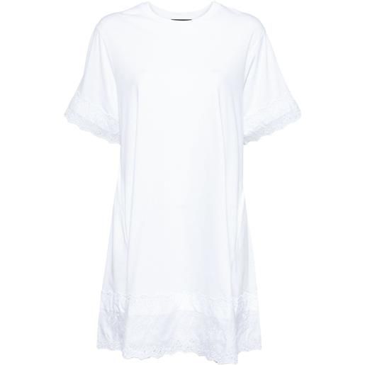 Simone Rocha abito modello t-shirt - bianco
