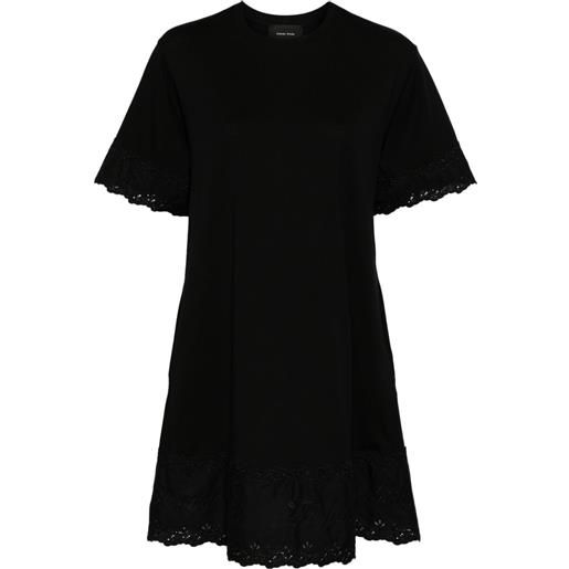 Simone Rocha abito modello t-shirt - nero