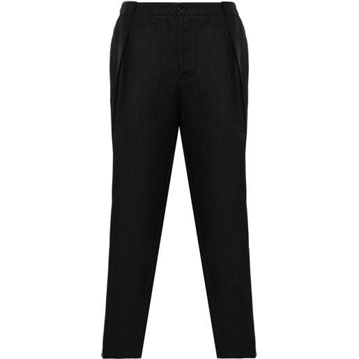 Briglia 1949 pantaloni con piega - nero