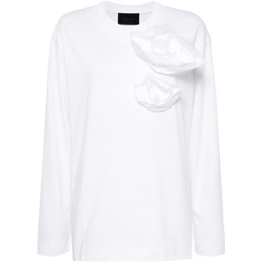 Simone Rocha t-shirt con applicazione - bianco