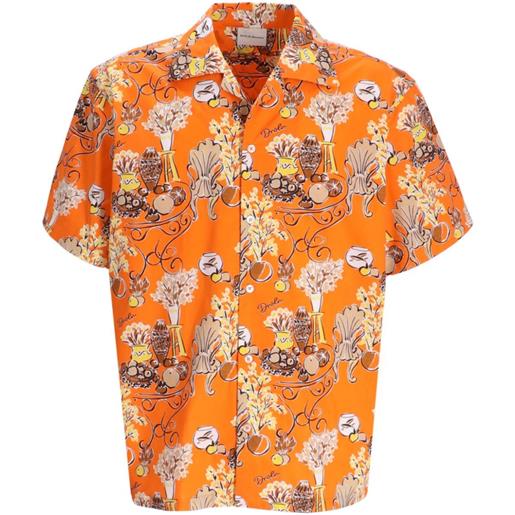 Drôle De Monsieur camicia la chemise terrasse - arancione