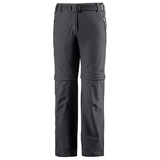 CMP - pantaloni zip off elasticizzati da bambini, antracite, 176