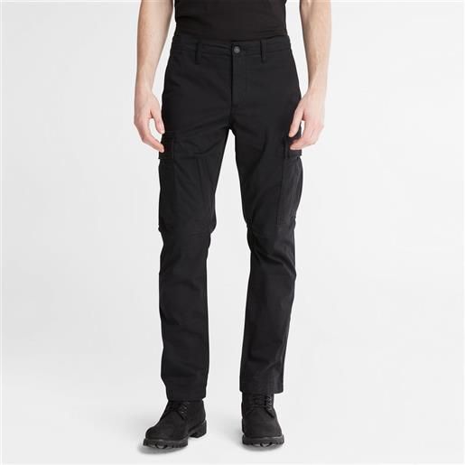 Timberland pantaloni cargo core da uomo in colore nero colore nero