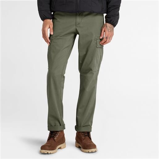 Timberland pantaloni cargo core da uomo in verde verde