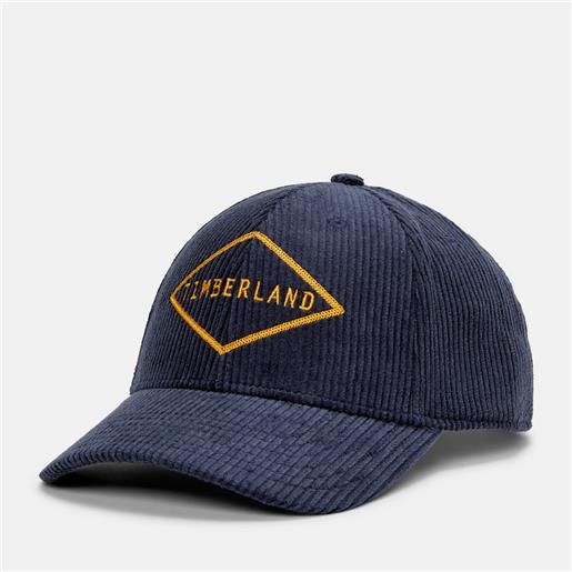 Timberland cappellino in velluto a coste all gender in blu marino blu marino unisex