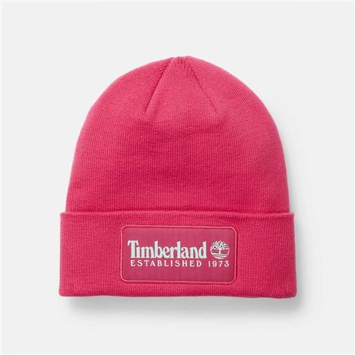 Timberland berretto colour blast in rosa scuro rosa unisex