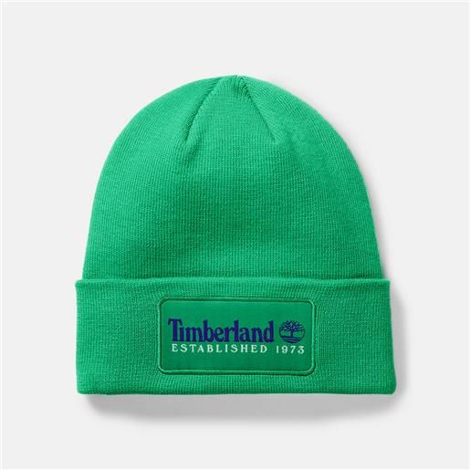 Timberland berretto colour blast in verde verde unisex