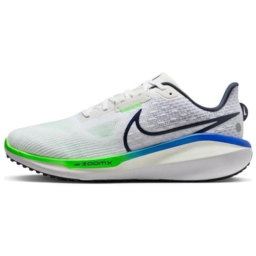 Nike vomero 17, scarpe da running uomo, white thunder blue platinum tint, 46 eu