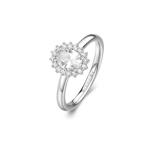 Brosway anello donna in argento, anello donna collezione fancy - fiw79d