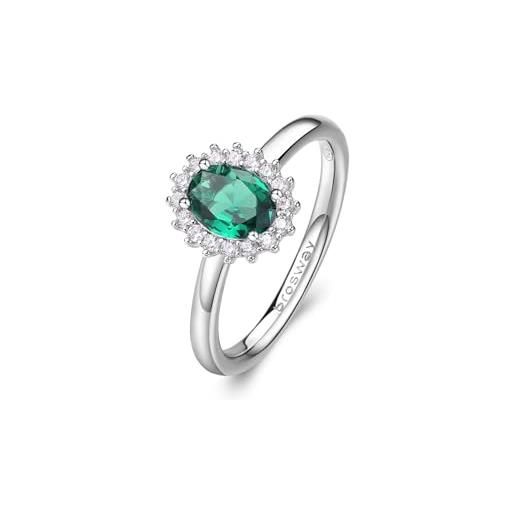 Brosway anello donna in argento, anello donna collezione fancy - flg71c