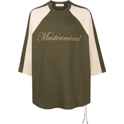 Mastermind World t-shirt con ricamo - verde