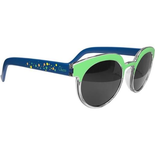 Chicco occhiali da sole bambino, lenti antigraffio con montatura flessibile, 4y+ - verde