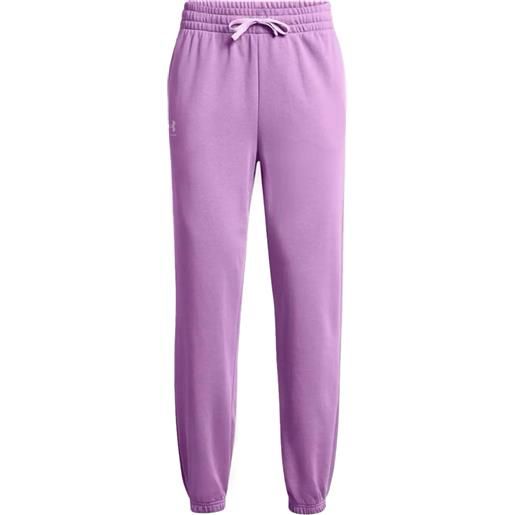 UNDER ARMOUR pantalone c/polso under armour pantalone rival terry w violetto
