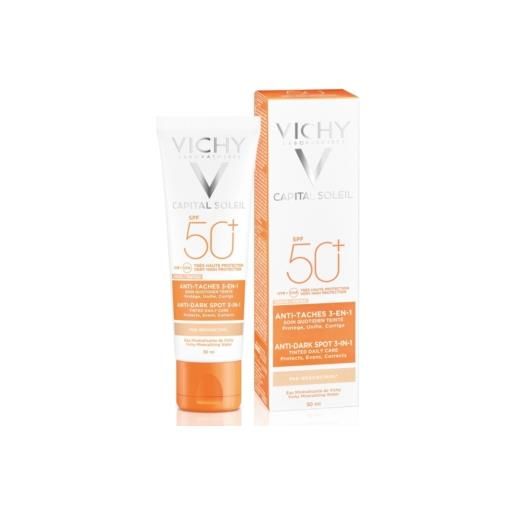 Vichy Sole vichy linea capital soleil spf50+ protezione anti-macchie 3 in 1 colorata 50 ml