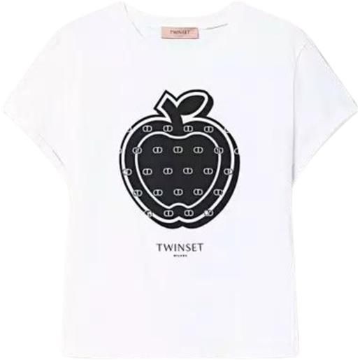 TWINSET t-shirt con stampa e logo