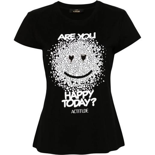TWINSET t-shirt con stampa smiley