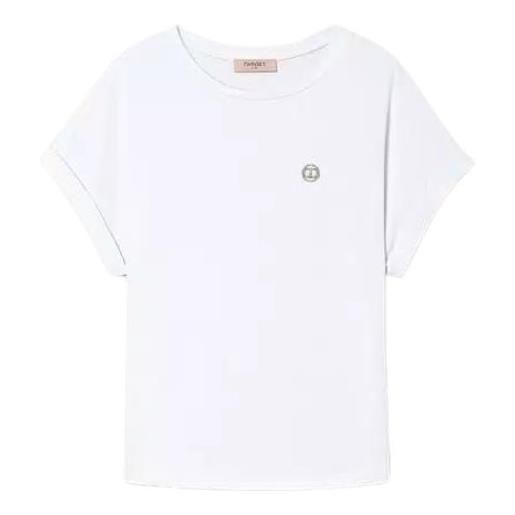 TWINSET t-shirt con accessorio oval t
