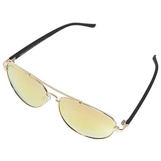 Urban Classics sunglasses mumbo mirror uc, occhiali unisex-adulto, oro/arancio, one size