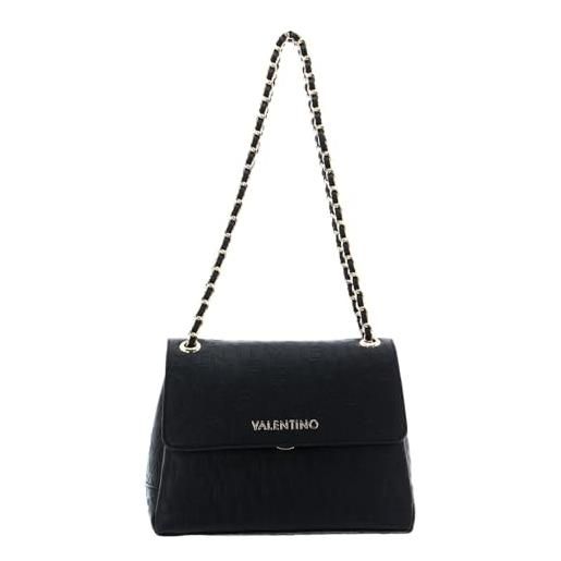 Valentino relax borsa a tracolla, nero, taglia unica donna