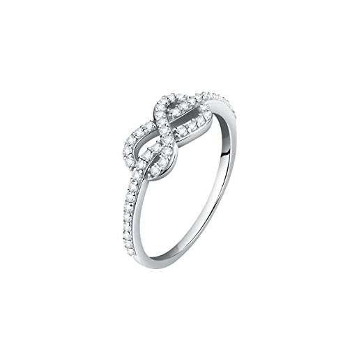 Bluespirit b-classic anello donna in argento 925% , zirconi, idee regalo - p. 25c9030019