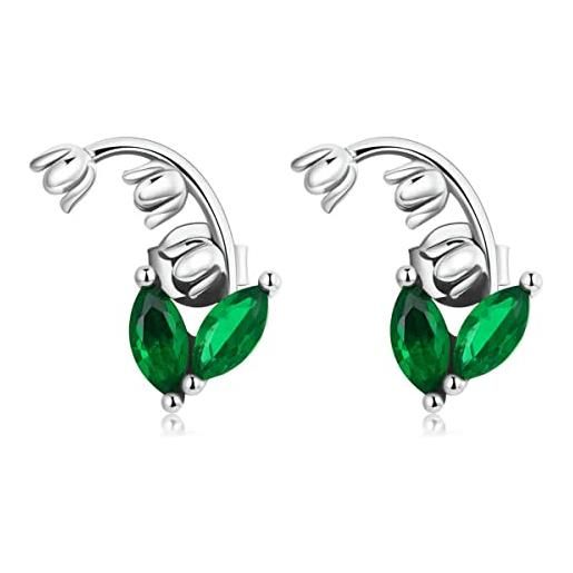 GemKing sce1363 lily of the valley earrings s925 sterling silver earring