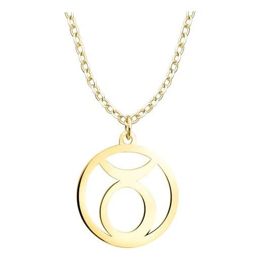 Collana Con Ciondolo Testa Di Toro - Acciaio Inossidabile, Lunghezza 55 Cm, Stile Hip Hop