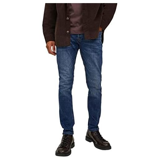 JACK & JONES jjiglenn jjoriginal ra 198 jeans, blu denim, 32w x 32l uomo