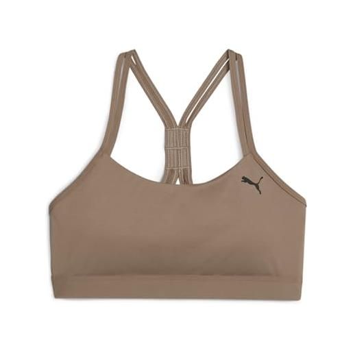 PUMA 4keeps ultrabare strappy bra, intimo top adulti unisex, totally taupe, m