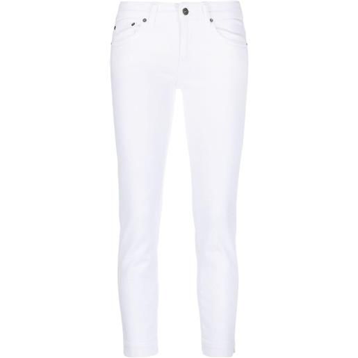 DONDUP jeans crop slim - bianco