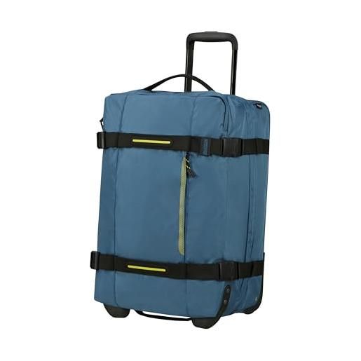 American Tourister urban track - borsa da viaggio con 2 ruote, 55 cm, 55 l, colore: blu (coronet blue), blu (coronet blue), s (55 cm - 55 l), borse da viaggio
