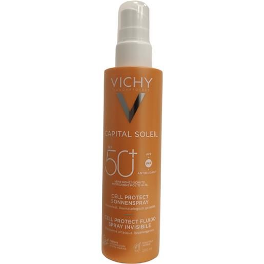 VICHY (L'Oreal Italia SpA) vichy capital soleil spray fluido invisibile cell protect spf50+ viso e corpo 200 ml
