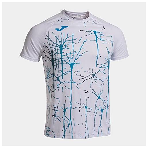 Joma maglietta a maniche corte élite ix, bianco, 4xs uomo