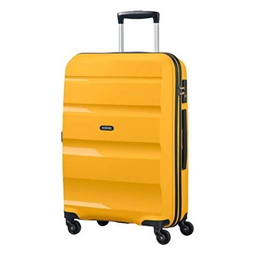 American Tourister bon air - spinner m, valigia, 66 cm, 57.5 l, giallo (light yellow)