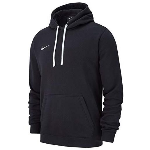 Nike hoodie po fleece tm club19, felpa uomo, nero black white 010), xx-large (taglia produttore: 2xl)