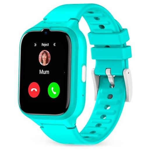 SPC smartee 4g kids - smartwatch per bambini con gps, orologio intelligente, chiamate e videochiamate, chat familiare, modalità scuola e gestione dello smartwatch nell'app gratuita smart clan