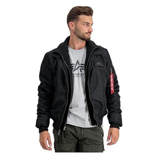 Alpha industries cwu jet blast bomber jacket per uomo giacca, black