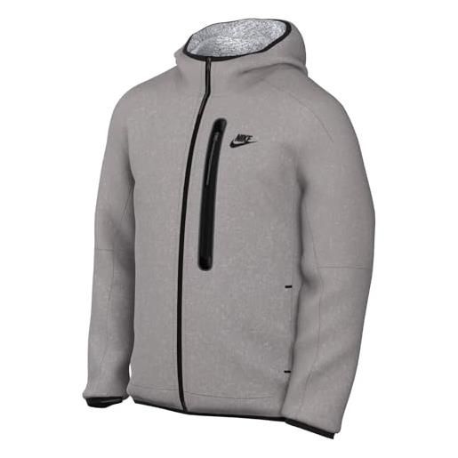 Nike sportswear tech fleece top, nero, m uomo