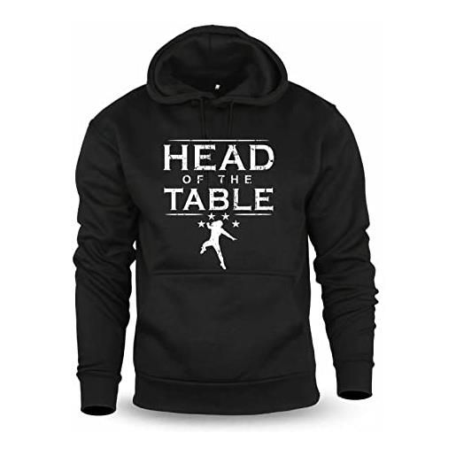 diari roman reigns head of the table hoodie hooded sweatshirt black xxl