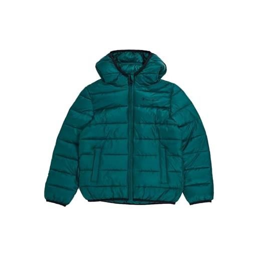 Champion legacy legacy outdoor k - light wr hooded giacca imbotita, nero, 7-8 anni bambino fw23
