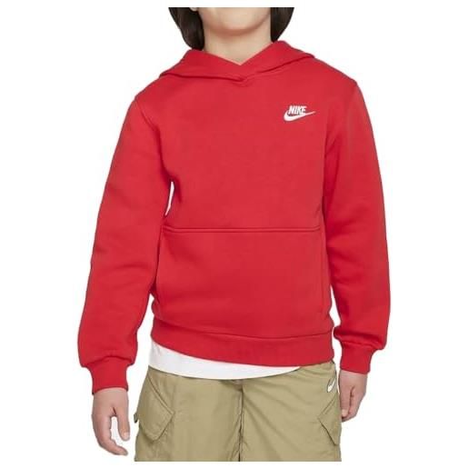 Nike felpa rossa bambini/ragazzi fd3000-657 (l)