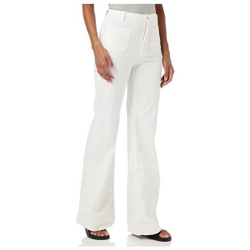 United Colors of Benetton pantalone 4iydde019, jeans donna, bianco panna 0r2, 38